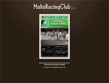 Tablet Screenshot of maltaracingclub.com